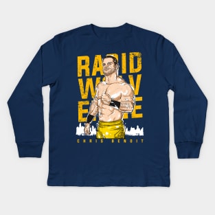 Chris Benoit Kids Long Sleeve T-Shirt